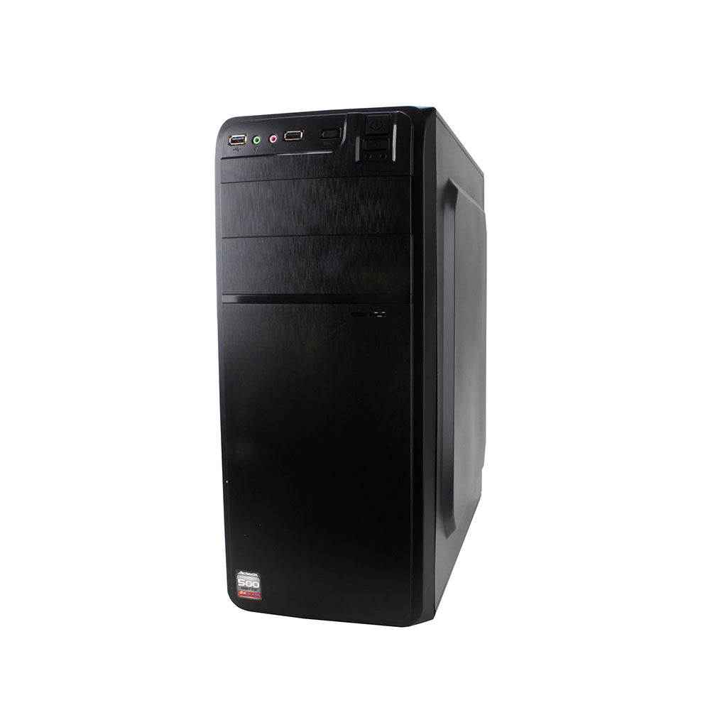 GABINETE ACTECK KIRUNA M-ATX 500W NEGRO AC-05008 - 7506215909921-a