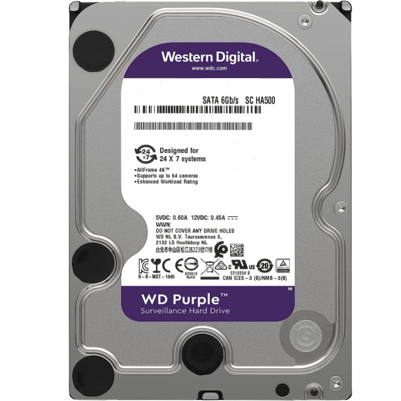 DISCO DURO INTERNO WD PURPLE 3TB 3.5" WD33PURZ 256MB VIDEOVIGILANCIA - wd33purz