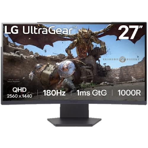 MONITOR LG ULTRAGEAR 27 " QHD 2560X1440 VA CURVO 180HZ AMD FREESYNC (27GS60QC) - 27gs60qc
