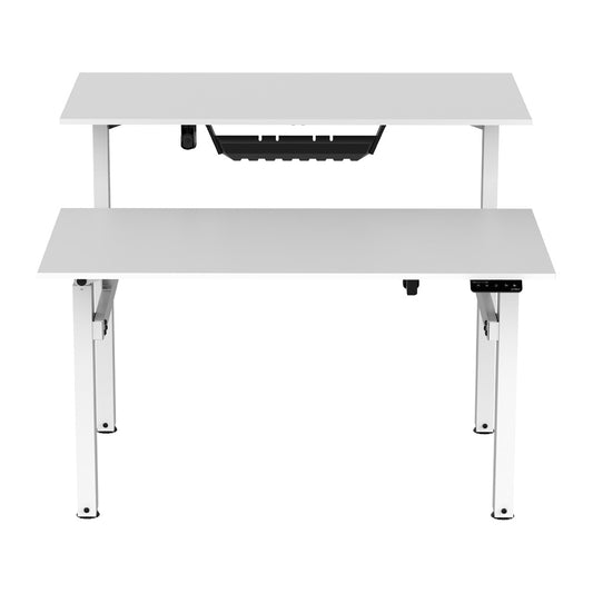 ESCRITORIO ACTECK ERGO V2 ED727 DOBLE/ELECTRICO/BALNCO (AC-937276) - ac-937276