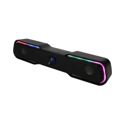 BOCINA START THE GAME BT/3.5MM ILUMINACION RGB POR USB  NEGRO BSP-350 - bsp-350