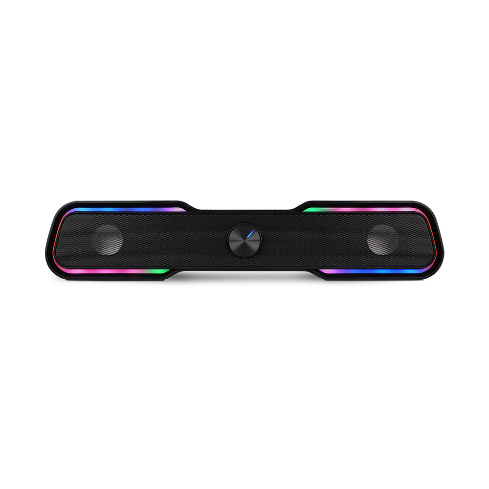 BOCINA START THE GAME BT/3.5MM ILUMINACION RGB POR USB  NEGRO BSP-350 - bsp-350