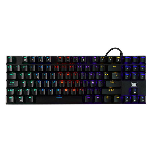 TECLADO VORAGO START THE GAME MECANICO TKL RGB RAINBOW C/SW NEGRO (KB-600) - kb-600