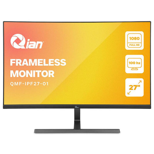 MONITOR QIAN 27" 100Hz 4ms FHD VGA *1 HDMI *1 IPS FLAT QMF-IPF27-01 - qmf-ipf27-01